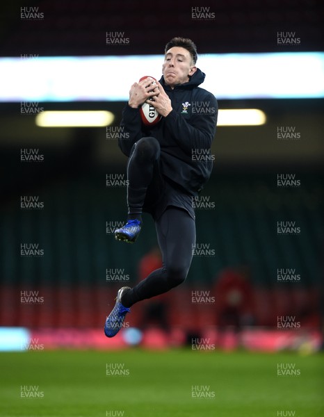 150319 - Wales Rugby Training - Josh Adams during training