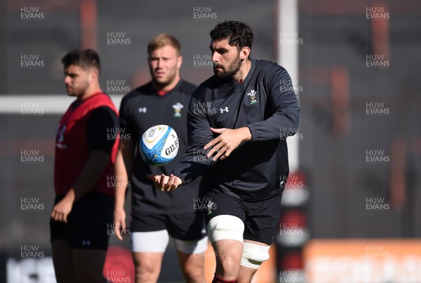150618 - Wales Rugby Training - Cory Hill during training