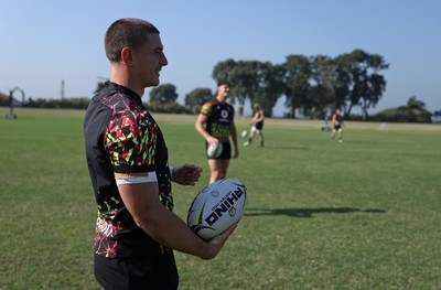 150726 - Wales Rugby Training ahead of their game against South Africa on the weekend - Joe Hawkins during training