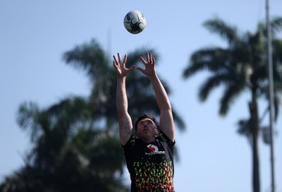 150726 - Wales Rugby Training ahead of their game against South Africa on the weekend - Adam Beard during training