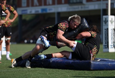 150726 - Wales Rugby Training ahead of their game against South Africa on the weekend - Aaron Wainwright during training