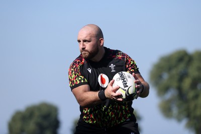 150726 - Wales Rugby Training ahead of their game against South Africa on the weekend - Dillon Lewis during training