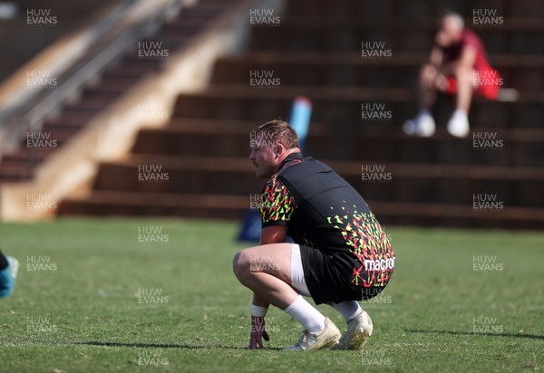 150726 - Wales Rugby Training ahead of their game against South Africa on the weekend - Dewi Lake during training