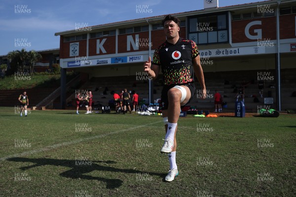 150726 - Wales Rugby Training ahead of their game against South Africa on the weekend - Teddy Williams during training