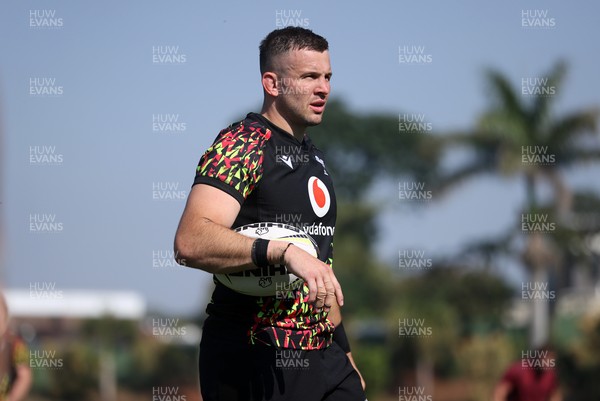 150726 - Wales Rugby Training ahead of their game against South Africa on the weekend - Elliot Dee during training