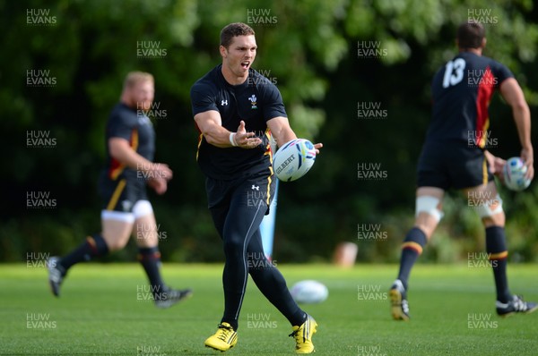 150915 -  Wales Rugby World Cup Training -George North during training