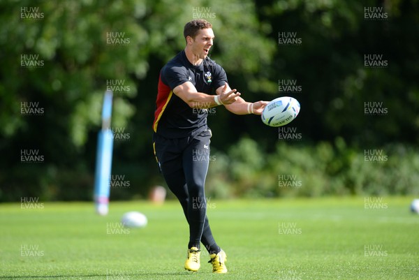 150915 -  Wales Rugby World Cup Training -George North during training