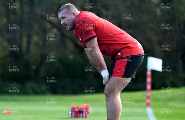 151020 - Wales Rugby Training - Dillon Lewis during training