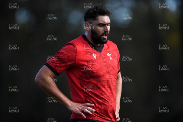 151020 - Wales Rugby Training - Cory Hill during training