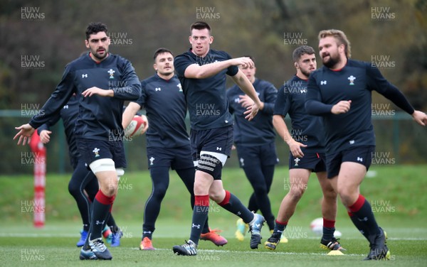 151118 - Wales Rugby Training - Adam Beard during training