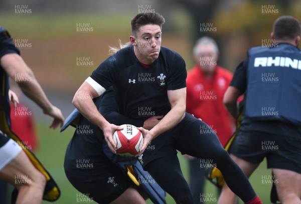 151118 - Wales Rugby Training - Josh Adams during training