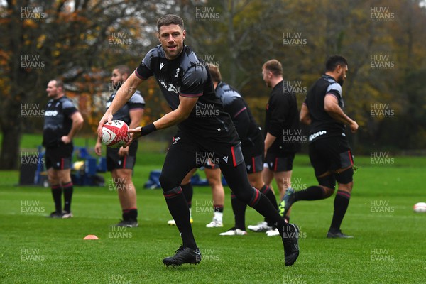 151122 - Wales Rugby Training - Rhys Priestland during training