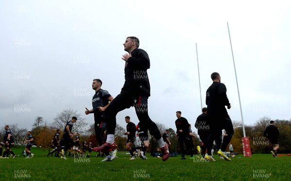 151122 - Wales Rugby Training - Dane Blacker during training