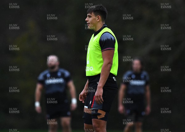 151122 - Wales Rugby Training - Dafydd Jenkins during training