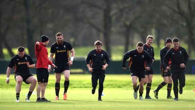 Wales Rugby Training 160217