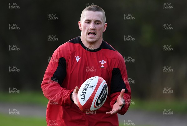 160221 - Wales Rugby Training - Jonathan Davies during training