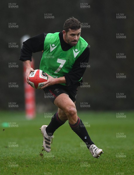 160223 - Wales Rugby Training - Leigh Halfpenny during training