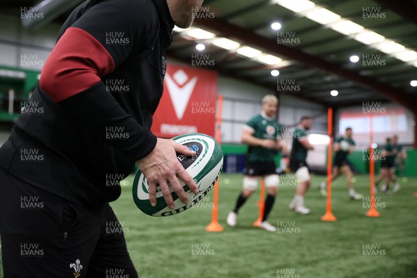 160224 - Wales Rugby Training at the National Centre of Excellence - 