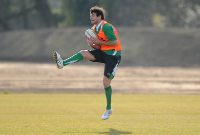 16.03.10 - Wales Rugby Training - Mike Phillips in action during training. 