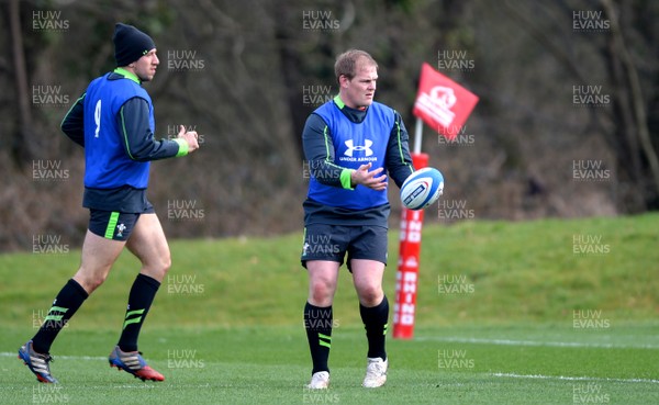 160315 - Wales Rugby Training -Rhys Gill during training