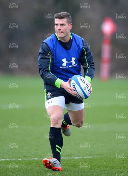 160315 - Wales Rugby Training -Scott Williams during training