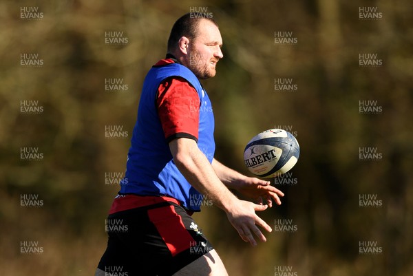 160321 - Wales Rugby Training - Ken Owens during training