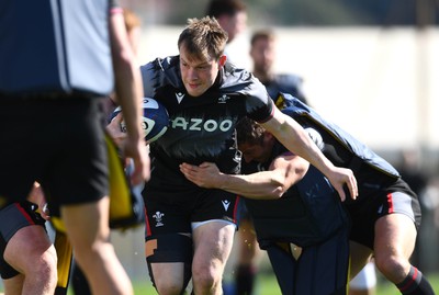 160323 - Wales Rugby Training - Nick Tompkins during training