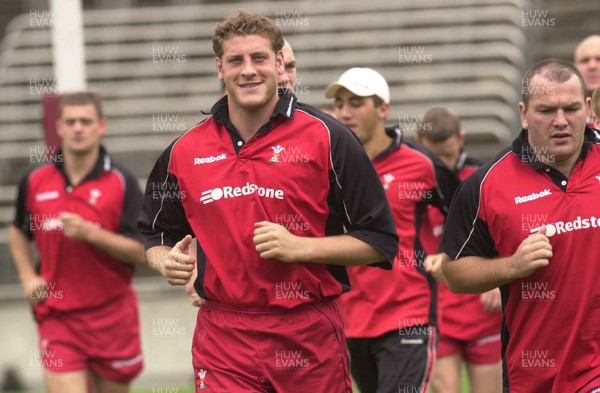 160601 - Wales Rugby Training - Team captain Andy Moore all smiles during training in Tokyo