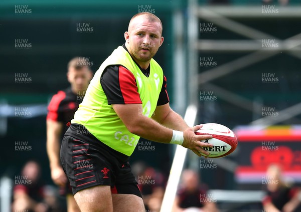 160622 - Wales Rugby Training - Dillon Lewis during training