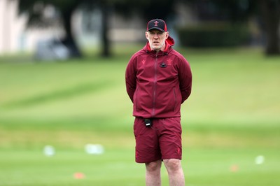 160626 - Wales Rugby Training - Steve Tandy, Head Coach during training