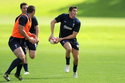 16.08.11 - Wales Rugby Training - James Hook during training. 