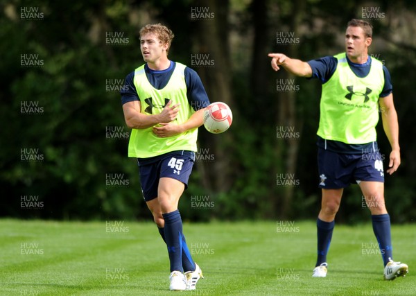 16.08.11 - Wales Rugby Training - Leigh Halfpenny during training. 
