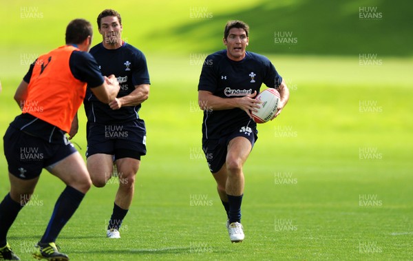 16.08.11 - Wales Rugby Training - James Hook during training. 