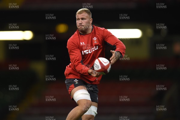 160819 - Wales Rugby Training - Ross Moriarty during training