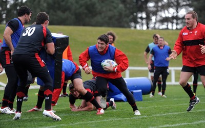 15.09.11 - Wales Rugby Training - James Hook during training. 