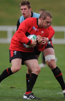 15.09.11 - Wales Rugby Training - Gethin Jenkins during training. 