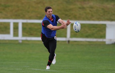 15.09.11 - Wales Rugby Training - George North during training. 