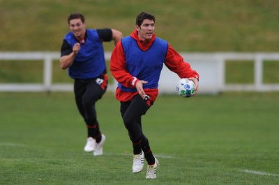 15.09.11 - Wales Rugby Training - James Hook during training. 
