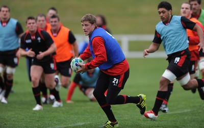 15.09.11 - Wales Rugby Training - Rhys Priestland during training. 