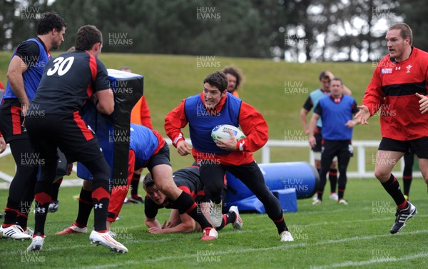15.09.11 - Wales Rugby Training - James Hook during training. 