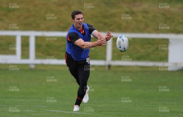 15.09.11 - Wales Rugby Training - George North during training. 