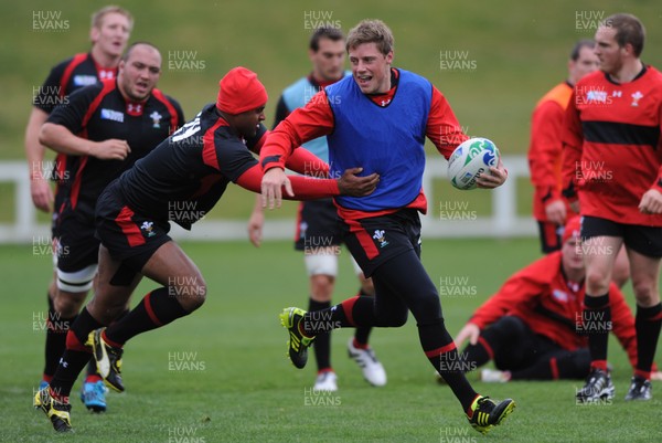 150911 - Wales Rugby Training -Rhys Priestland during training