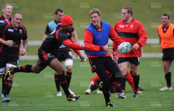 150911 - Wales Rugby Training -Rhys Priestland during training