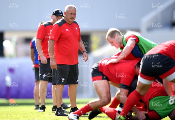 160919 - Wales Rugby Training - Warren Gatland during an open training session