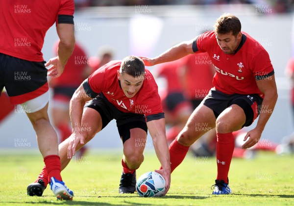 160919 - Wales Rugby Training - Jonathan Davies during an open training session