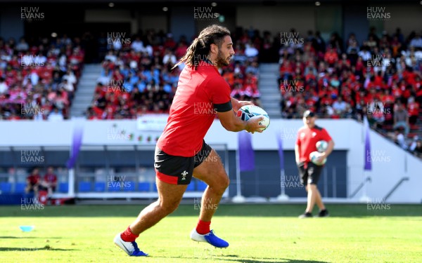 160919 - Wales Rugby Training - Josh Navidi during an open training session