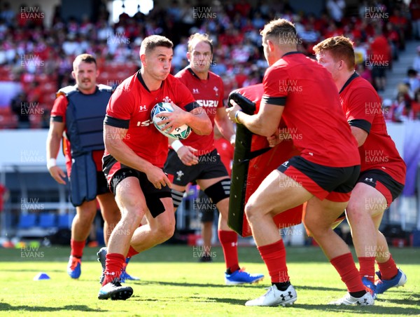 160919 - Wales Rugby Training - Jonathan Davies during an open training session