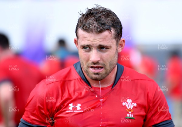 160919 - Wales Rugby Training - Leigh Halfpenny during an open training session
