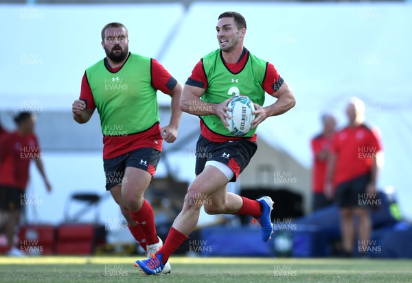 161019 - Wales Rugby Training - George North during training