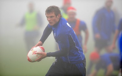 16.11.10 - Wales Rugby Training - Dan Biggar during training. 